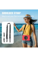 Newface Samsung Galaxy T220 Tab A7 Lite 8.7 Kılıf Amazing Tablet Kapak - Kırmızı - Görsel 4