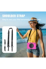 Newface Samsung Galaxy T220 Tab A7 Lite 8.7 Kılıf Amazing Tablet Kapak - Pembe - Görsel 4