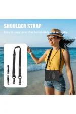 Newface Samsung Galaxy T220 Tab A7 Lite 8.7 Kılıf Amazing Tablet Kapak - Siyah - Görsel 4