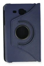 Newface Samsung Galaxy T280 Tab A 7 Kılıf 360 Tablet Deri Kılıf - Lacivert - Görsel 2