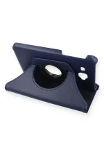 Newface Samsung Galaxy T280 Tab A 7 Kılıf 360 Tablet Deri Kılıf - Lacivert