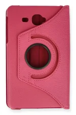 Newface Samsung Galaxy T280 Tab A 7 Kılıf 360 Tablet Deri Kılıf - Pembe - Görsel 2