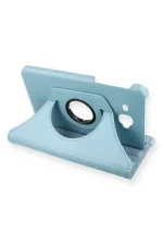 Newface Samsung Galaxy T280 Tab A 7 Kılıf 360 Tablet Deri Kılıf - Turkuaz