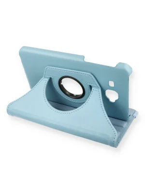 Newface Samsung Galaxy T280 Tab A 7 Kılıf 360 Tablet Deri Kılıf - Turkuaz