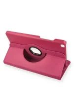 Newface Samsung Galaxy T290 Tab A 8 Kılıf 360 Tablet Deri Kılıf - Pembe