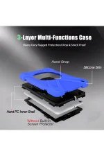 Newface Samsung Galaxy T290 Tab A 8 Kılıf Amazing Tablet Kapak - Mavi - Görsel 4