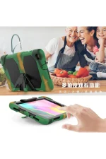 Newface Samsung Galaxy T290 Tab A 8 Kılıf Griffin Tablet Kapak - Kamuflaj - Görsel 4