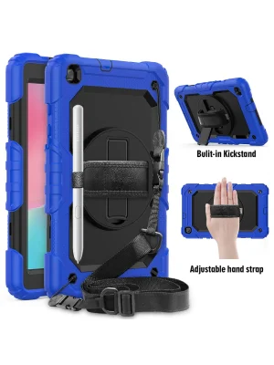 Newface Samsung Galaxy T290 Tab A 8 Kılıf Pars Tablet Kapak - Mavi