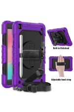 Newface Samsung Galaxy T290 Tab A 8 Kılıf Pars Tablet Kapak - Mor