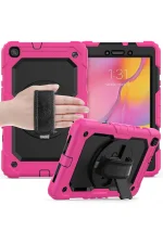 Newface Samsung Galaxy T290 Tab A 8 Kılıf Pars Tablet Kapak - Pembe - Görsel 5