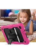 Newface Samsung Galaxy T290 Tab A 8 Kılıf Pars Tablet Kapak - Pembe - Görsel 6