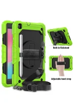 Newface Samsung Galaxy T290 Tab A 8 Kılıf Pars Tablet Kapak - Yeşil