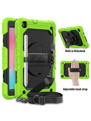 Newface Samsung Galaxy T290 Tab A 8 Kılıf Pars Tablet Kapak - Yeşil