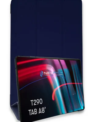 Newface Samsung Galaxy T290 Tab A 8 Kılıf Tablet Smart Kılıf - Lacivert