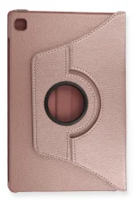 Newface Samsung Galaxy T500 Tab A7 10.4 Kılıf 360 Tablet Deri Kılıf - Rose Gold - Görsel 2