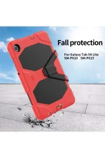 Newface Samsung Galaxy T500 Tab A7 10.4 Kılıf Griffin Tablet Kapak - Kırmızı - Görsel 3