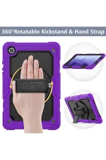 Newface Samsung Galaxy T500 Tab A7 10.4 Kılıf Pars Tablet Kapak - Mor - Görsel 4