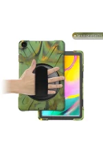 Newface Samsung Galaxy T510 Tab A 10.1 Kılıf Amazing Tablet Kapak - Kamuflaj - Görsel 4