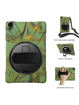 Newface Samsung Galaxy T510 Tab A 10.1 Kılıf Amazing Tablet Kapak - Kamuflaj
