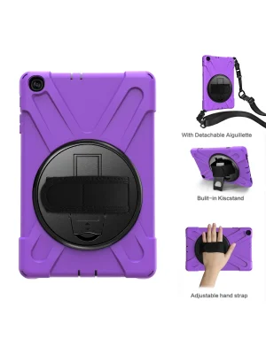 Newface Samsung Galaxy T510 Tab A 10.1 Kılıf Amazing Tablet Kapak - Mor