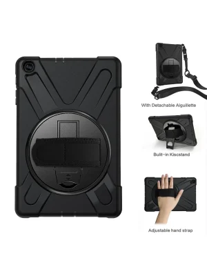 Newface Samsung Galaxy T510 Tab A 10.1 Kılıf Amazing Tablet Kapak - Siyah