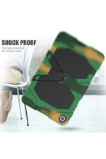 Newface Samsung Galaxy T510 Tab A 10.1 Kılıf Griffin Tablet Kapak - Kamuflaj - Görsel 5