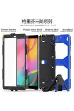 Newface Samsung Galaxy T510 Tab A 10.1 Kılıf Griffin Tablet Kapak - Mavi - Görsel 4