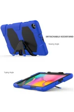 Newface Samsung Galaxy T510 Tab A 10.1 Kılıf Griffin Tablet Kapak - Mavi - Görsel 6