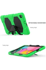 Newface Samsung Galaxy T510 Tab A 10.1 Kılıf Griffin Tablet Kapak - Yeşil - Görsel 6