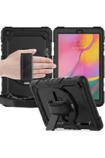 Newface Samsung Galaxy T510 Tab A 10.1 Kılıf Pars Tablet Kapak - Siyah - Görsel 4