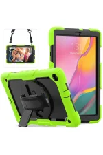 Newface Samsung Galaxy T510 Tab A 10.1 Kılıf Pars Tablet Kapak - Yeşil