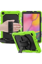 Newface Samsung Galaxy T510 Tab A 10.1 Kılıf Pars Tablet Kapak - Yeşil - Görsel 4