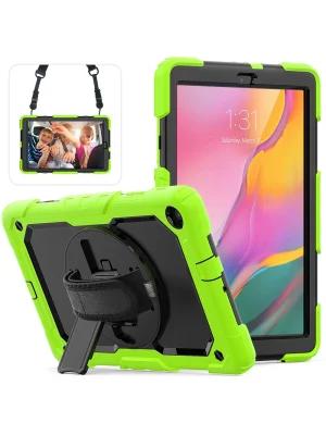 Newface Samsung Galaxy T510 Tab A 10.1 Kılıf Pars Tablet Kapak - Yeşil