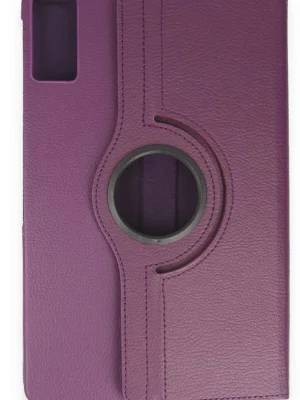 Newface Samsung Galaxy T550 Tab A 9.7 Kılıf 360 Tablet Deri Kılıf - Mürdüm