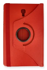 Newface Samsung Galaxy T590 Tab A 10.5 Kılıf 360 Tablet Deri Kılıf - Kırmızı - Görsel 2