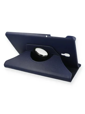 Newface Samsung Galaxy T590 Tab A 10.5 Kılıf 360 Tablet Deri Kılıf - Lacivert