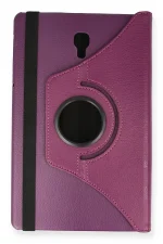 Newface Samsung Galaxy T590 Tab A 10.5 Kılıf 360 Tablet Deri Kılıf - Mürdüm - Görsel 2