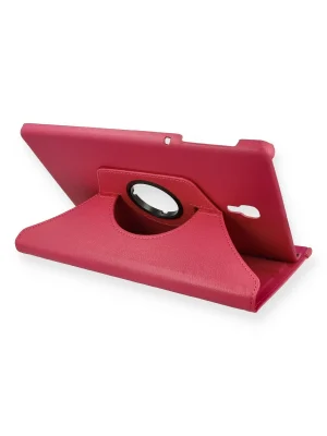 Newface Samsung Galaxy T590 Tab A 10.5 Kılıf 360 Tablet Deri Kılıf - Pembe