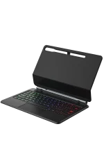 Newface Samsung Galaxy T737 Tab S7 FE 12.4 Kılıf Eternal Ledli Klavyeli Tablet Kılıfı - Siyah - Görsel 2