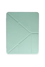 Newface Samsung Galaxy T737 Tab S7 FE 12.4 Kılıf Kalemlikli Mars Tablet Kılıfı - Açık Yeşil - Görsel 3