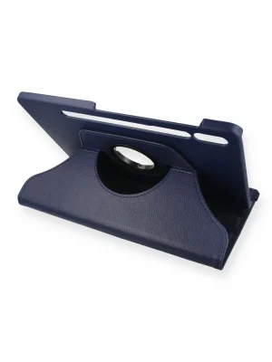 Newface Samsung Galaxy T860 Tab S6 10.5 Kılıf 360 Tablet Deri Kılıf - Lacivert