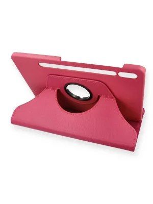 Newface Samsung Galaxy T860 Tab S6 10.5 Kılıf 360 Tablet Deri Kılıf - Pembe