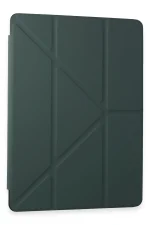 Newface Samsung Galaxy T870 Tab S7 11 Kılıf Kalemlikli Mars Tablet Kılıfı - Koyu Yeşil