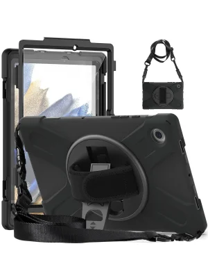 Newface Samsung Galaxy Tab A9 Kılıf Amazing Tablet Kapak - Siyah