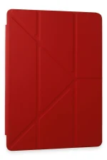 Newface Samsung Galaxy Tab A9 Kılıf Kalemlikli Mars Tablet Kılıfı - Kırmızı