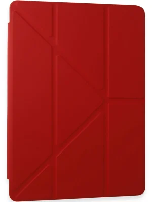 Newface Samsung Galaxy Tab A9 Kılıf Kalemlikli Mars Tablet Kılıfı - Kırmızı