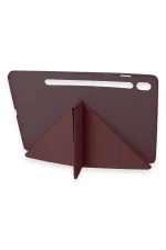 Newface Samsung Galaxy Tab A9 Kılıf Kalemlikli Mars Tablet Kılıfı - Mor - Görsel 3