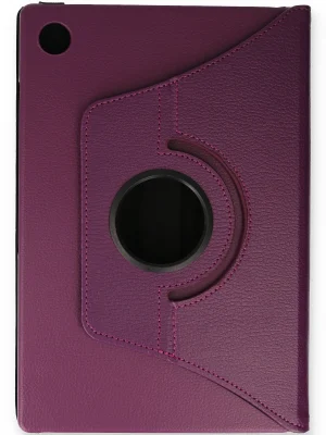 Newface Samsung Galaxy Tab A9 Plus Kılıf 360 Tablet Deri Kılıf - Mürdüm