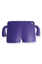 Newface Samsung Galaxy Tab A9 Plus Kılıf Karakter Tablet Silikon - Mor - Görsel 2