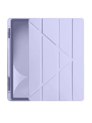 Newface Samsung Galaxy Tab S10 FE Plus 13.1 Kalemlikli Hugo Tablet Kılıfı - Açık Mor